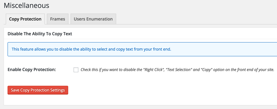 AIOWPS插件杂项设置