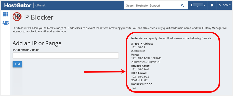 在cPanel中拦截Googlebot和Bingbot