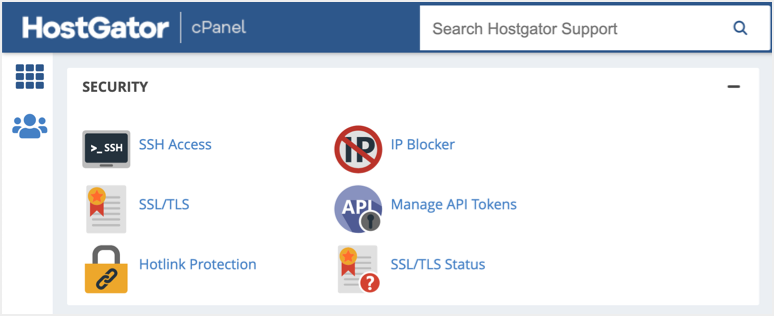 HostGator cPanel中的IP拦截器