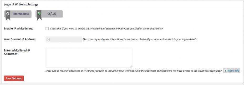 使用All in One WP Security插件设置登录IP白名单