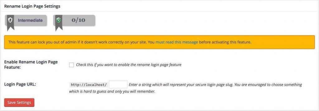 重命名WordPress登录页面