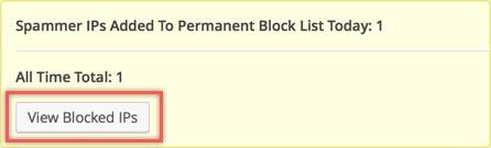 查看被阻止的IP地址