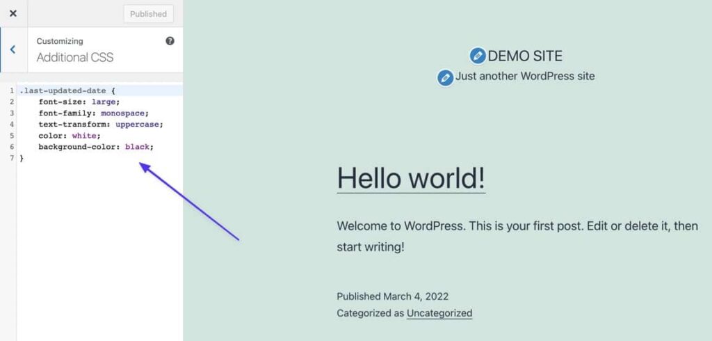 为样式添加CSS代码 为样式添加CSS代码
