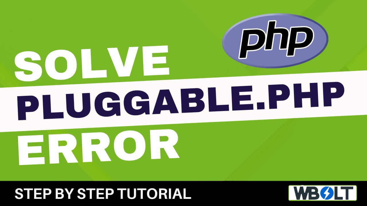 如何修复WordPress中的Pluggable.php文件错误