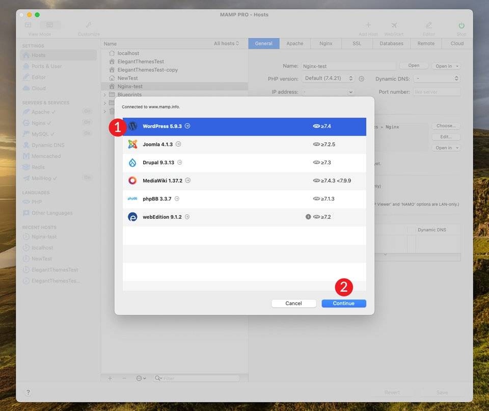 在Nginx上安装WordPress