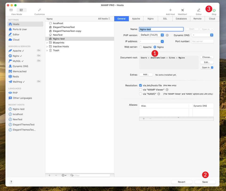 设置Nginx Web服务器