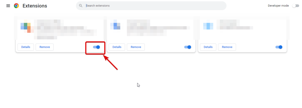 停用Chrome扩展程序