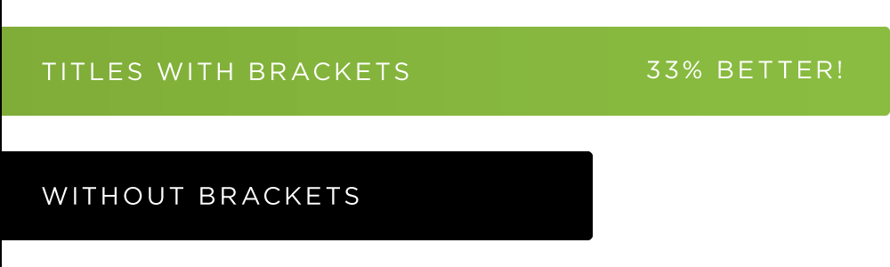 带括号与不带括号标题对比