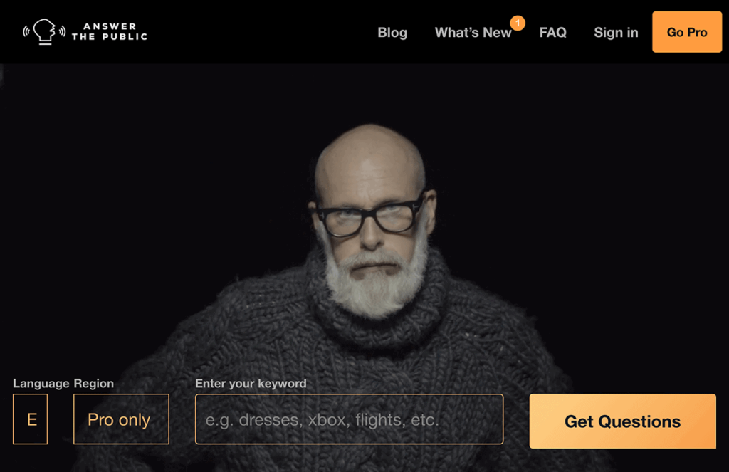 answer the public工具