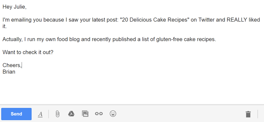外联邮件示例 外联邮件示例