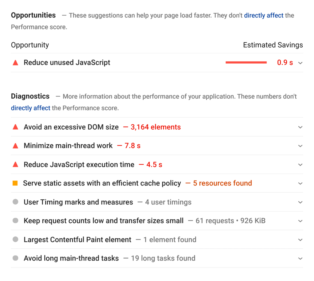 google pagespeed insights检测建议