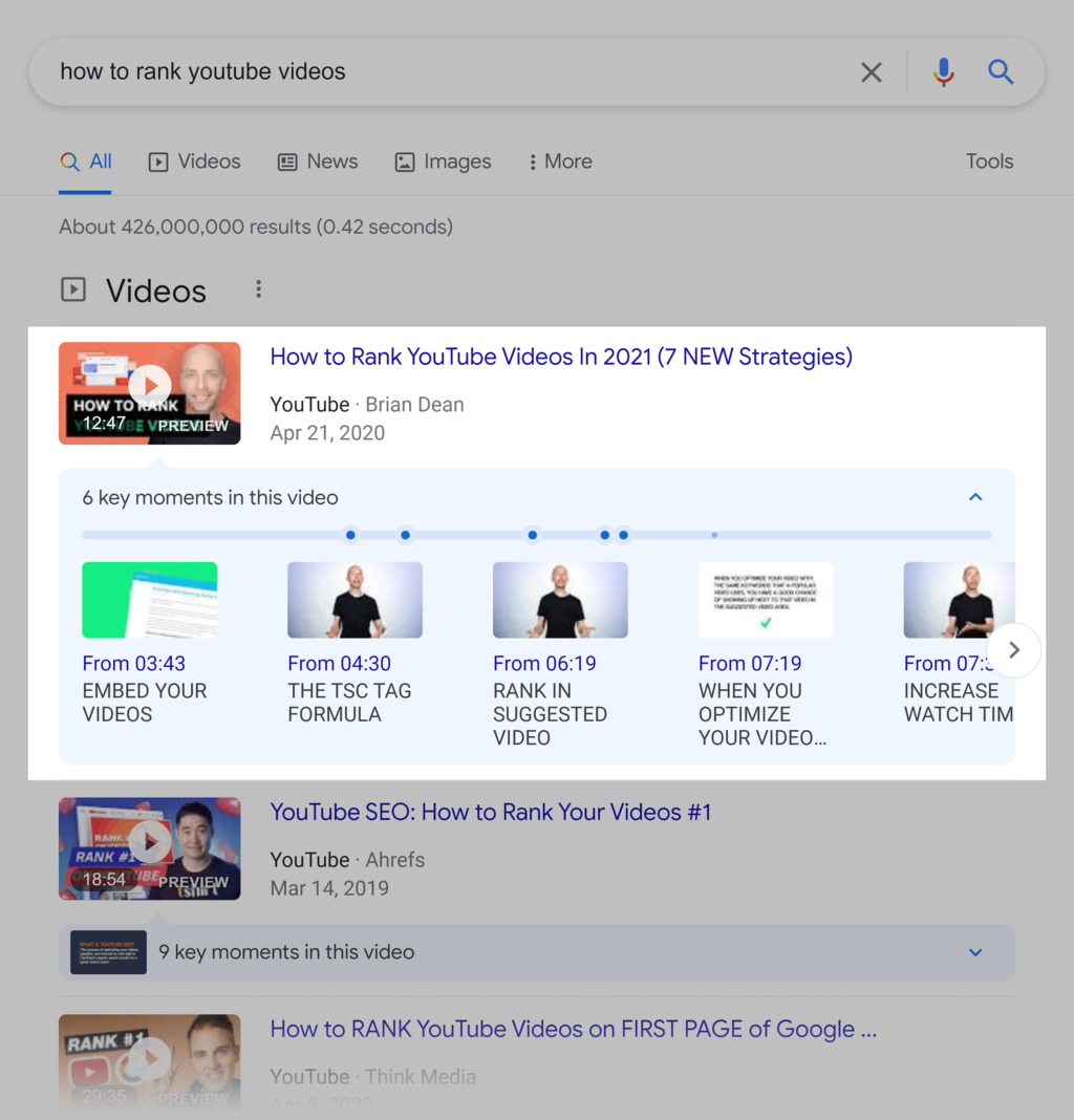 如何提升YouTube视频排名谷歌搜索结果