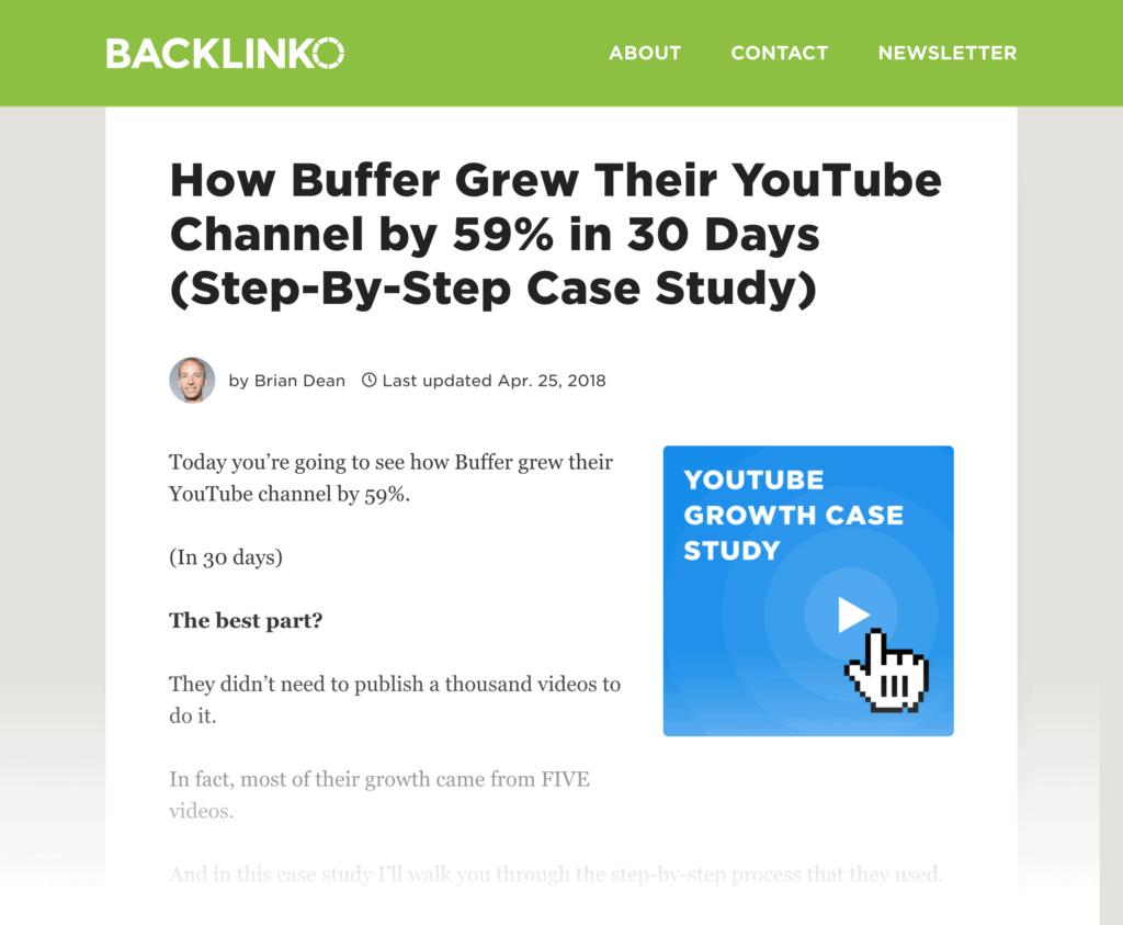 YouTube频道增长研究