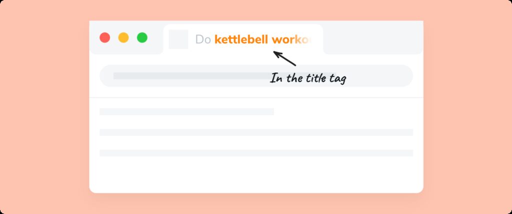 在标题标签中包含关键字