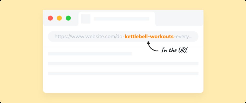 在url中包含一次关键字