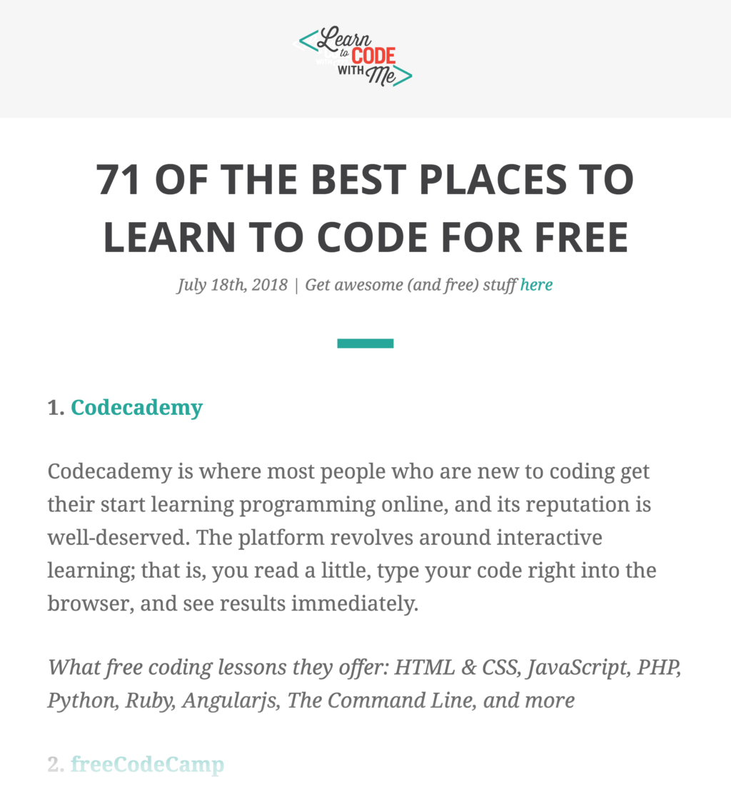 learn to code