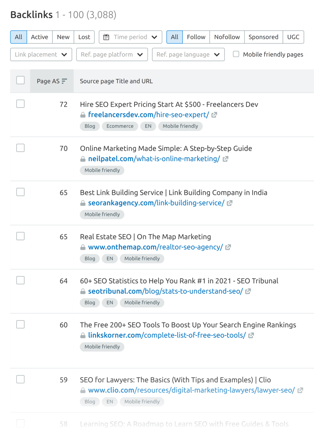文章反向链接统计