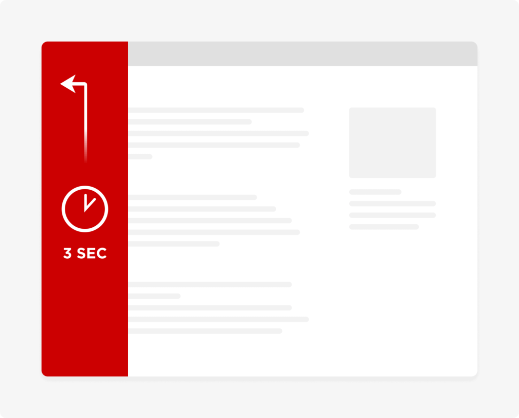 低页面停留时间