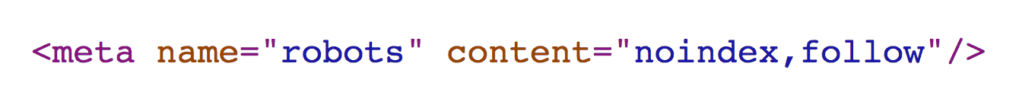 noindex标签