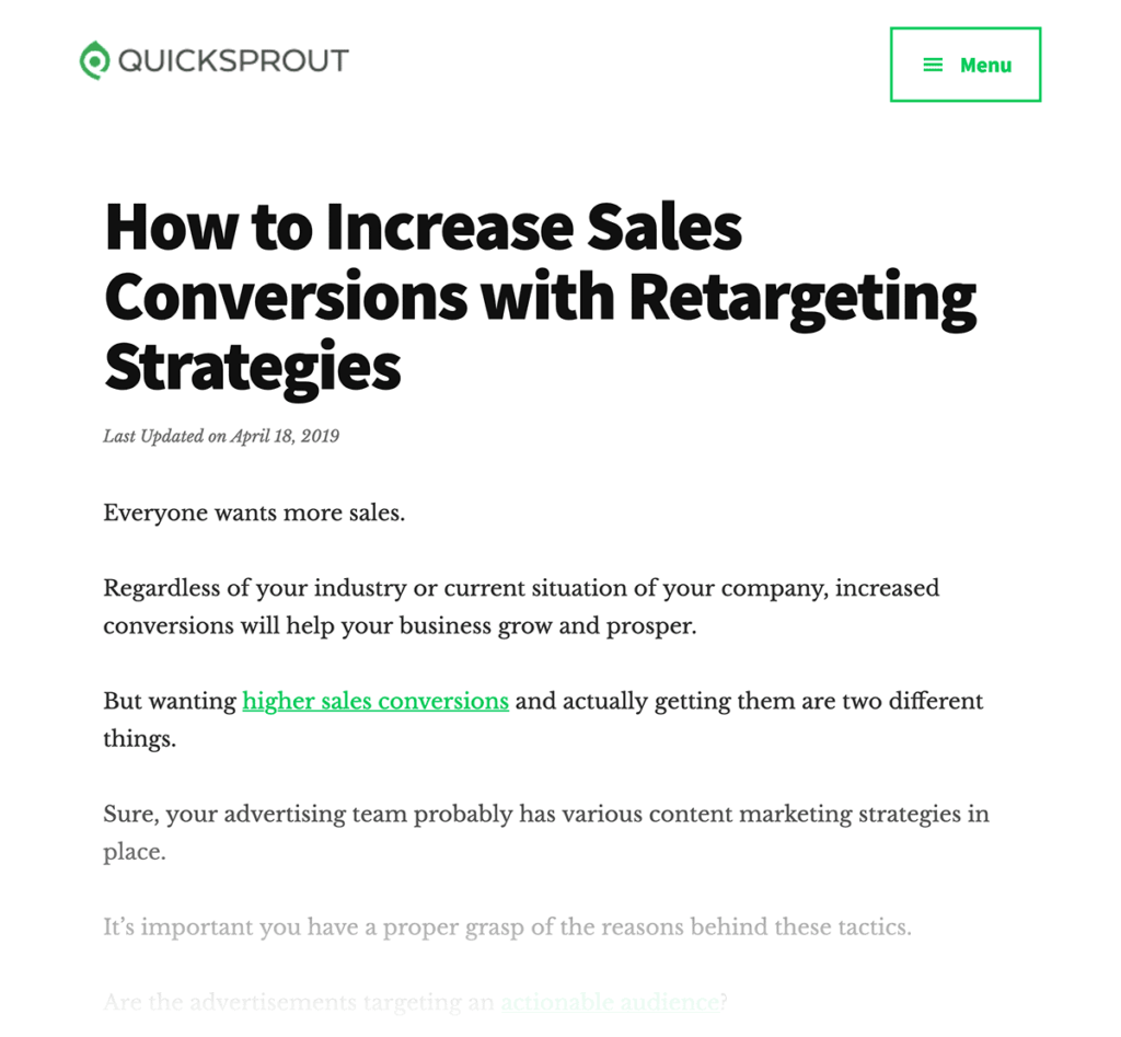 quicksprout文章 quicksprout文章