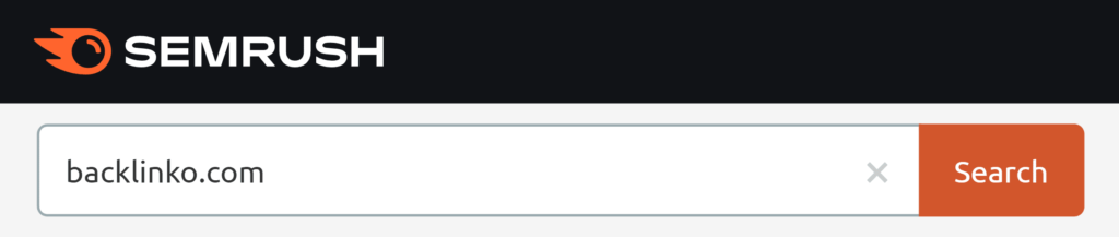 semrush输入研究网站地址
