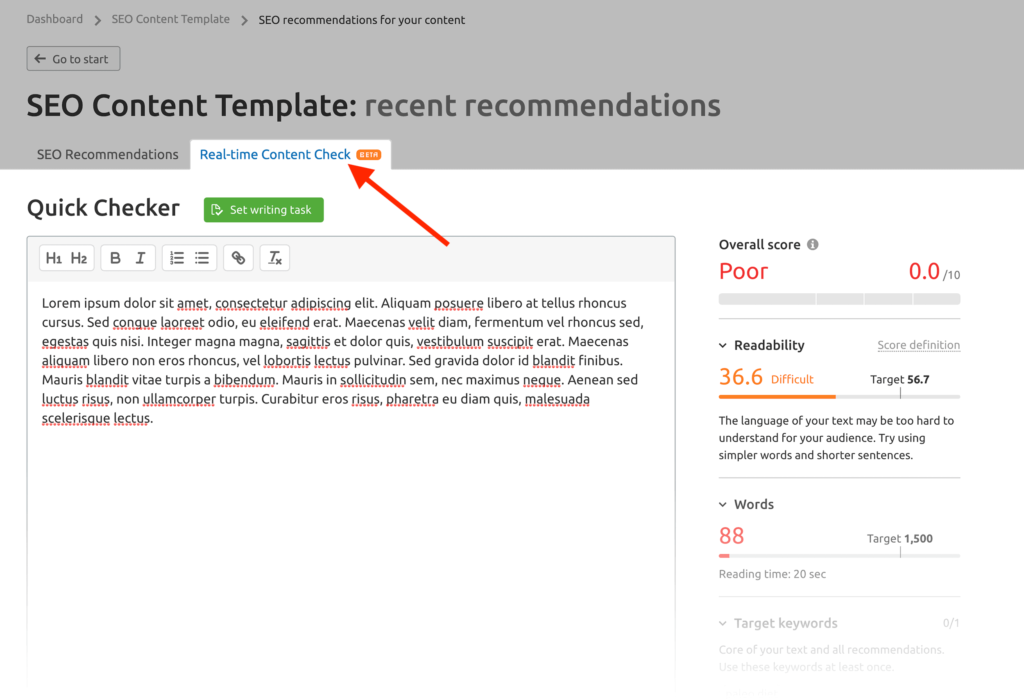 semrush seo内容模板实时内容检查 semrush seo内容模板实时内容检查