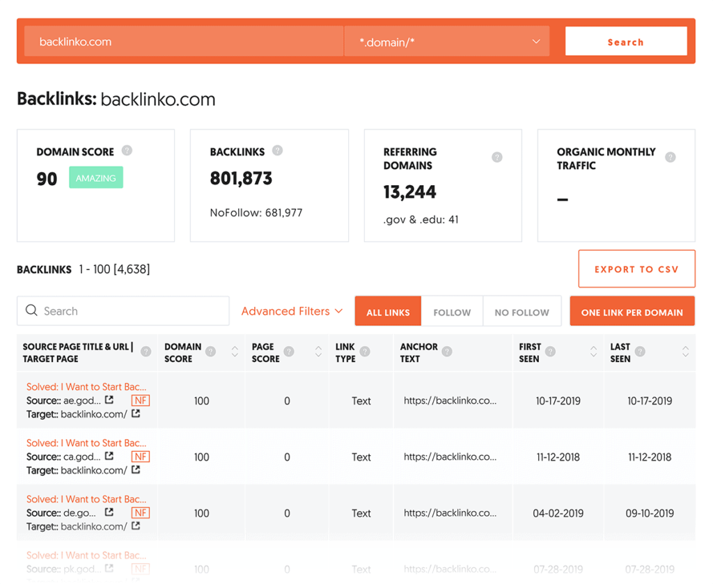 ubersuggest反向链接