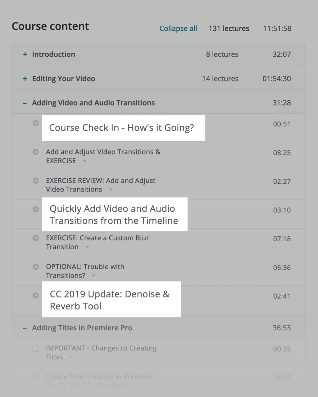udemy课程内容和想法