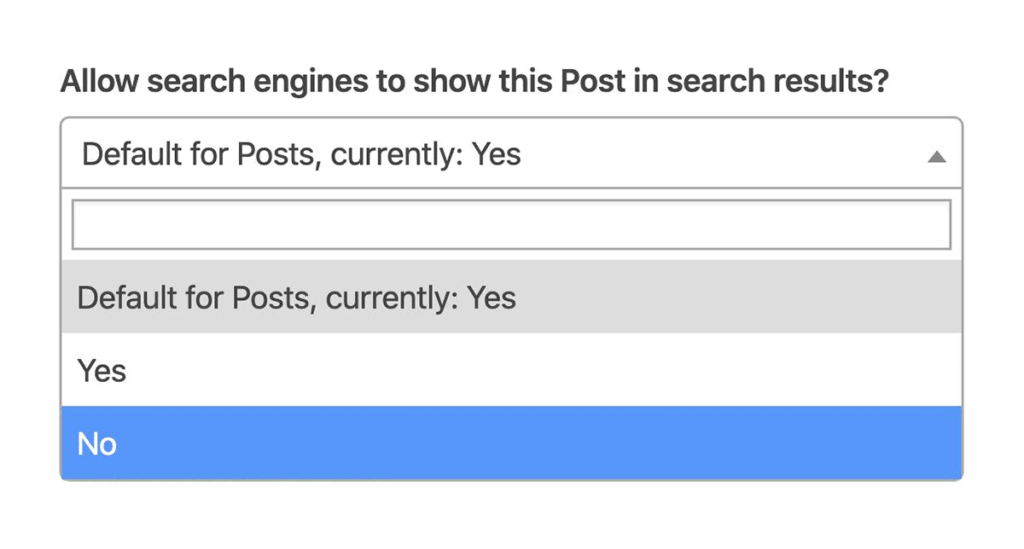 yoast seo插件单篇文章设置noindex