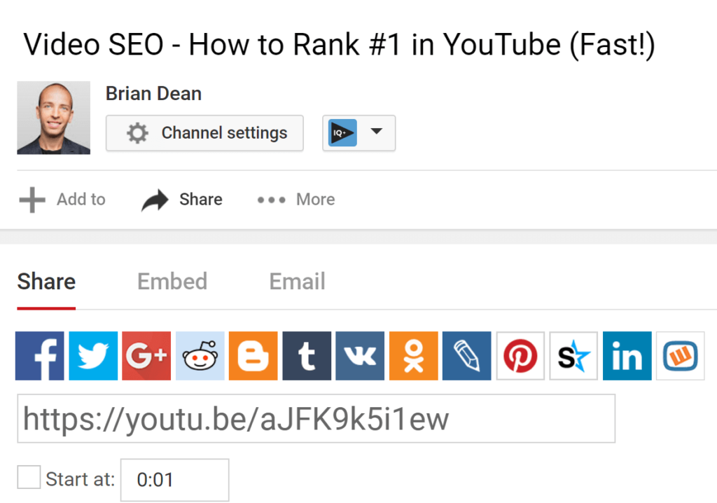 youtube社交分享图标