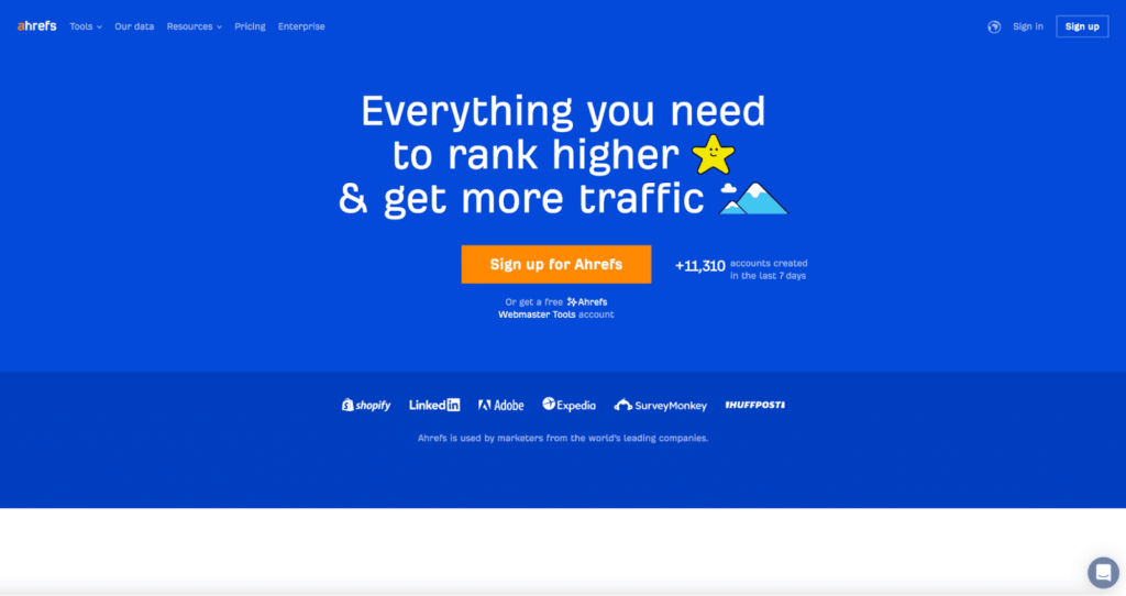 Ahrefs Bot为SEO平台Ahrefs索引网站