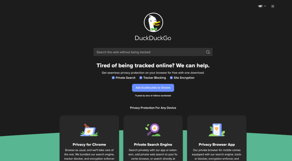 DuckDuck Bot为注重隐私的网站进行爬行
