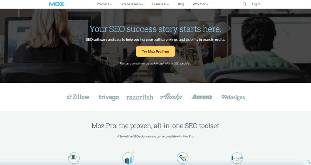 Moz一个流行的SEO软件