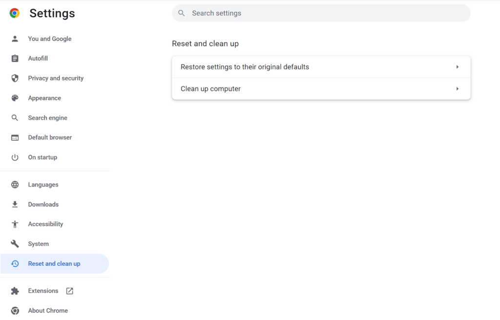 重置和清理Windows中的设置