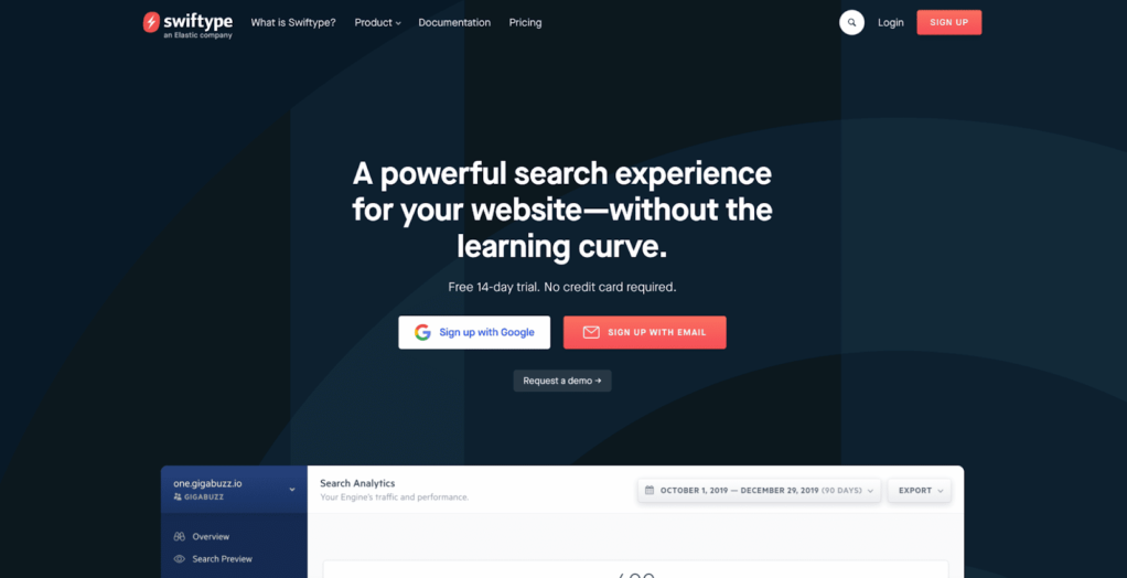 Swiftype是一个可以为你的网站搜索提供动力的软件