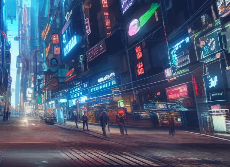 元宇宙 赛博朋克 街景 (2)undefined 元宇宙 赛博朋克 街景 (2)