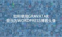 如何通过Gravatar设置WordPress博客头像