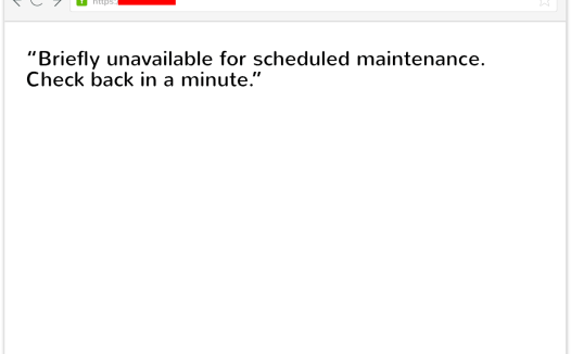 WordPress维护模式 – 故障排除和自定义页面教程