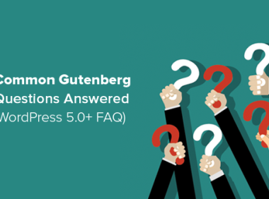 WordPress古腾堡Gutenberg编辑器常见问题解答