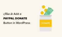 如何在WordPress中添加PayPal捐赠按钮