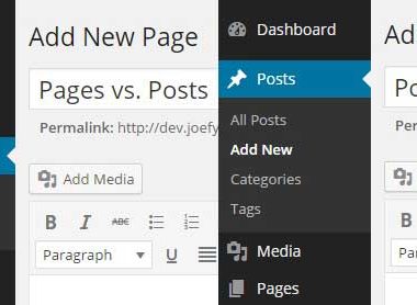 WordPress文章和页面之间的主要区别