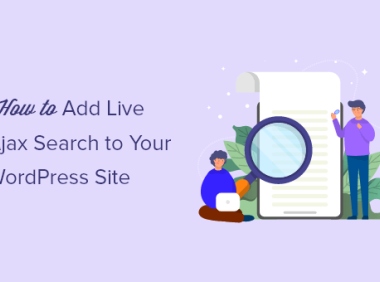 如何将Ajax实时搜索添加到您的WordPress