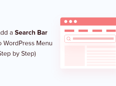 如何将搜索栏添加到WordPress菜单