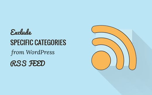 如何从WordPress网站RSS Feed中排除特定分类