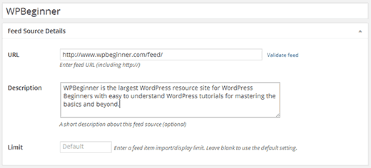 如何使用WP RSS Aggregator获取WordPress网站Feed